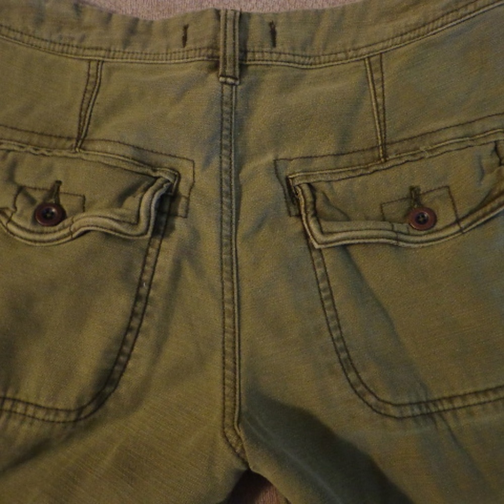 NWOT FREE PEOPLE Utility Boyfriend Pant 28 Button - Picture 7 of 8